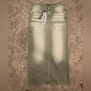 I Am Gia low rise maxi skirt